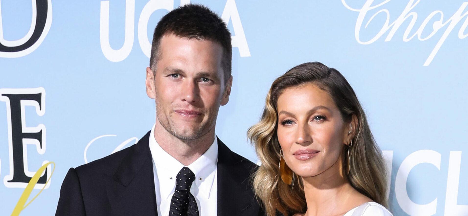 Gisele Bündchen And Tom Brady smiling