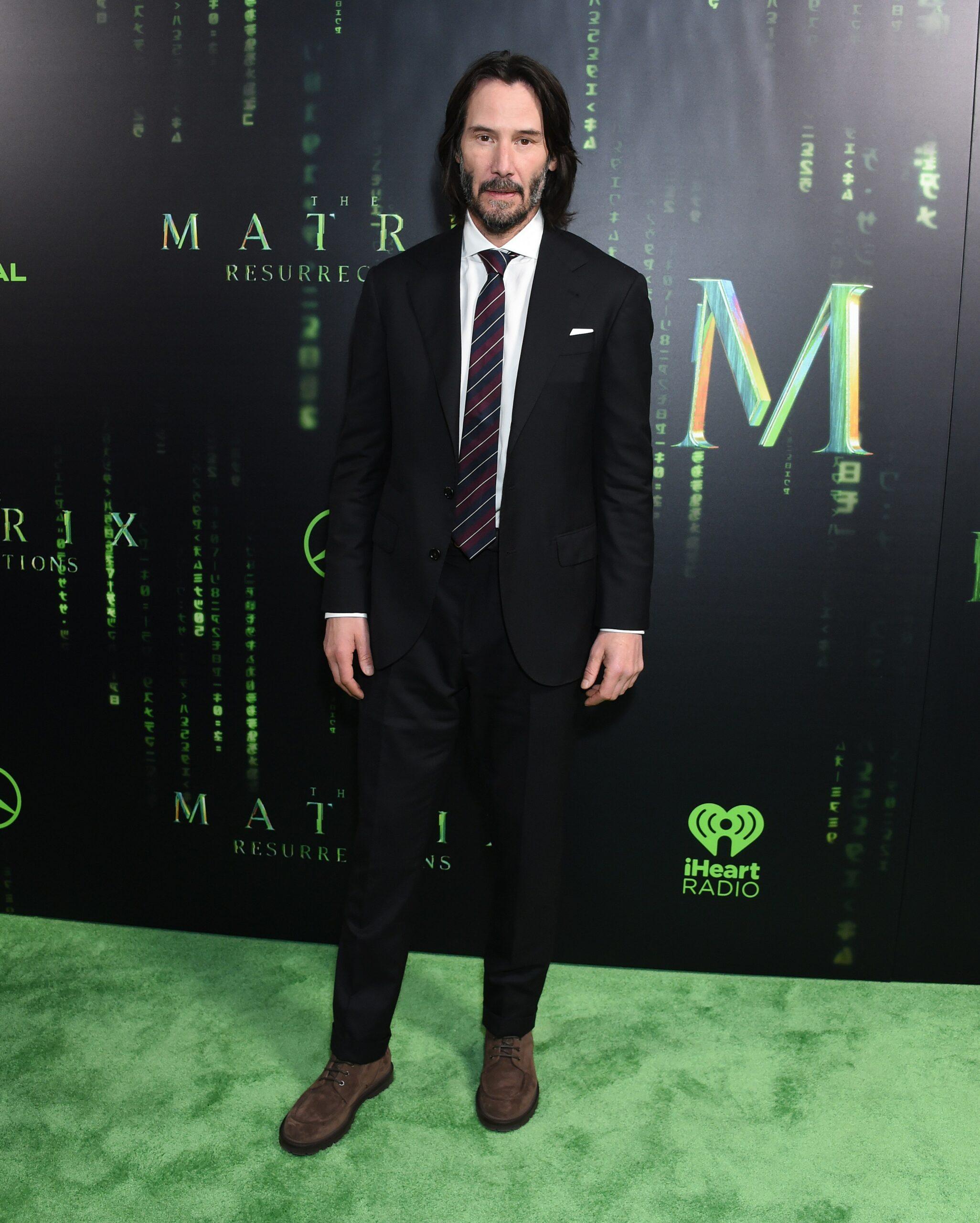 Keanu Reeves at The Matrix Resurrections - San Francisco Premiere