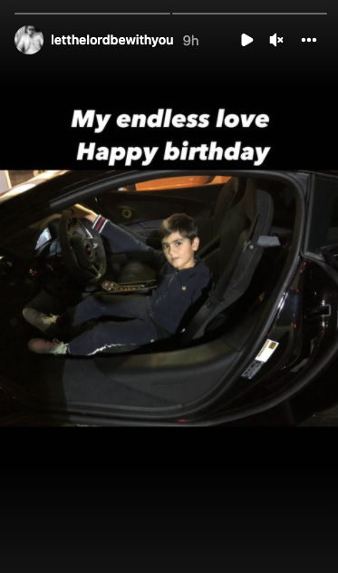 Scott Disick's birthday tribute to son Mason.