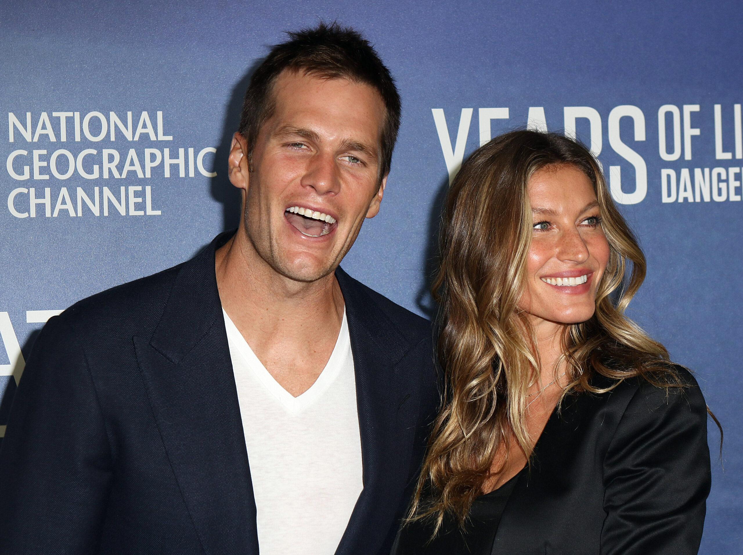 Gisele Bündchen And Tom Brady smiling