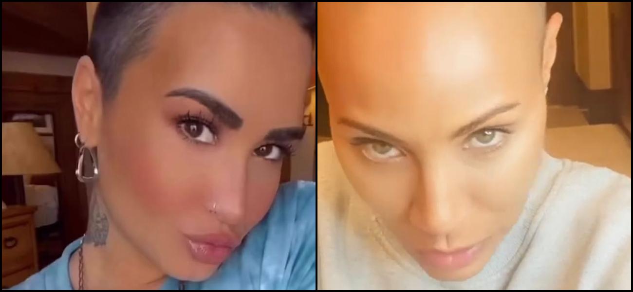 Demi Lovato And Jada Pinkett Smith: Hair Today, Gone Tomorrow!