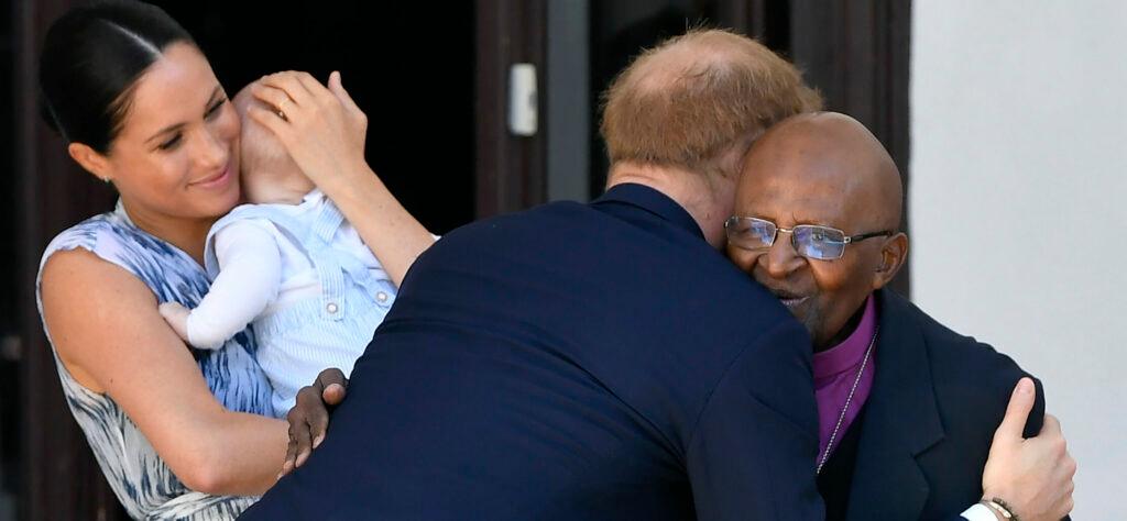 Duke and Duchess of Sussex Tour of Africa, meet Desmond Tutu