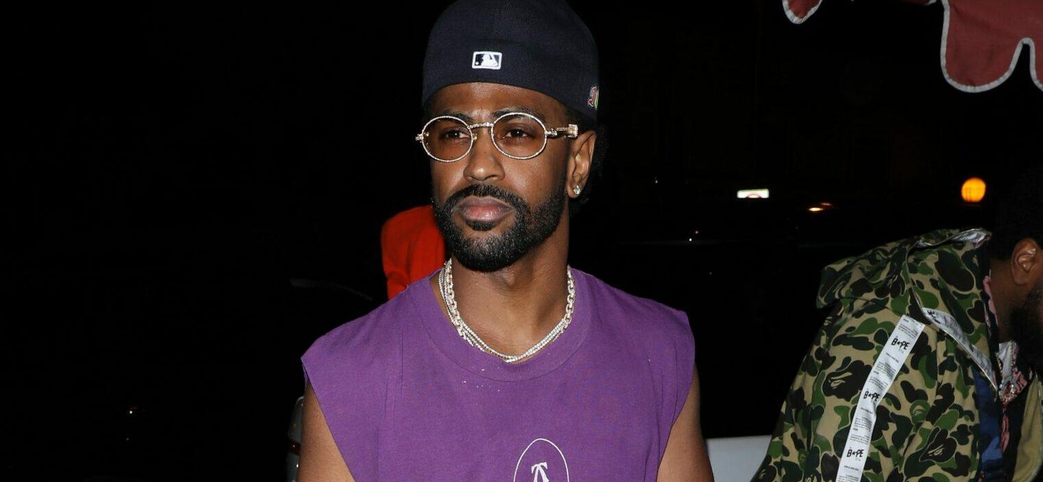 Rapper Big Sean is seen arriving to Delilah restaurant to party