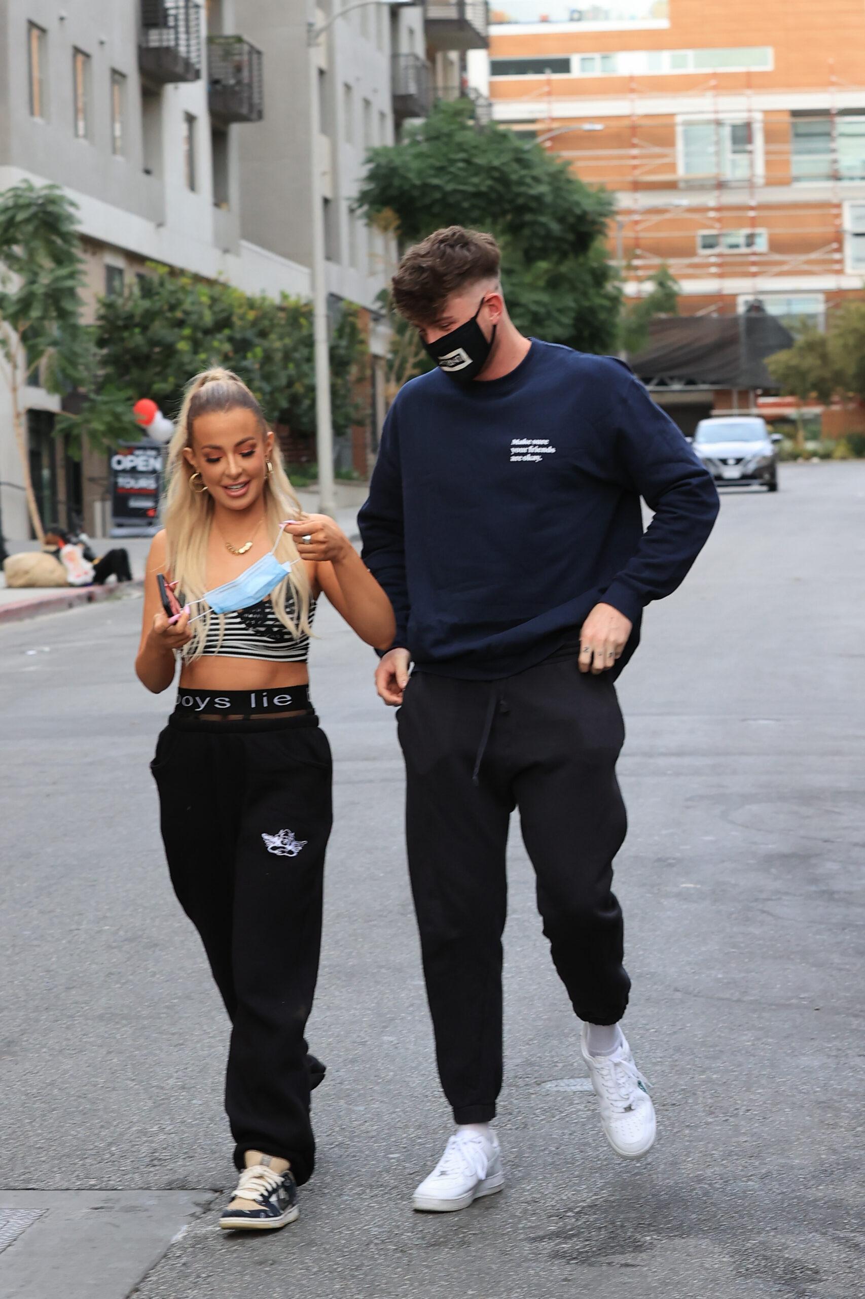 Harry Jowsey and Tana Mongeau out on a coffee date