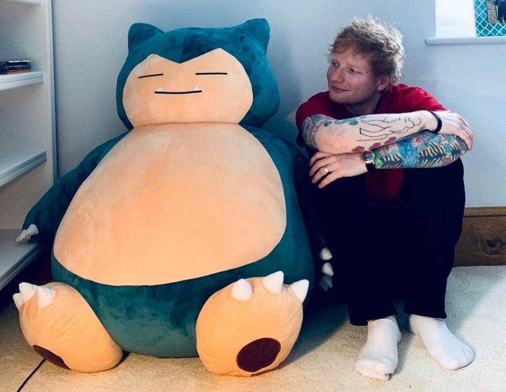 Ed Sheeran and the Pokemon Snorlax