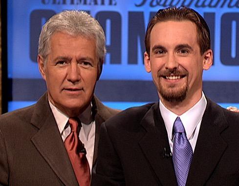 Brad Rutter and Alex Trebek