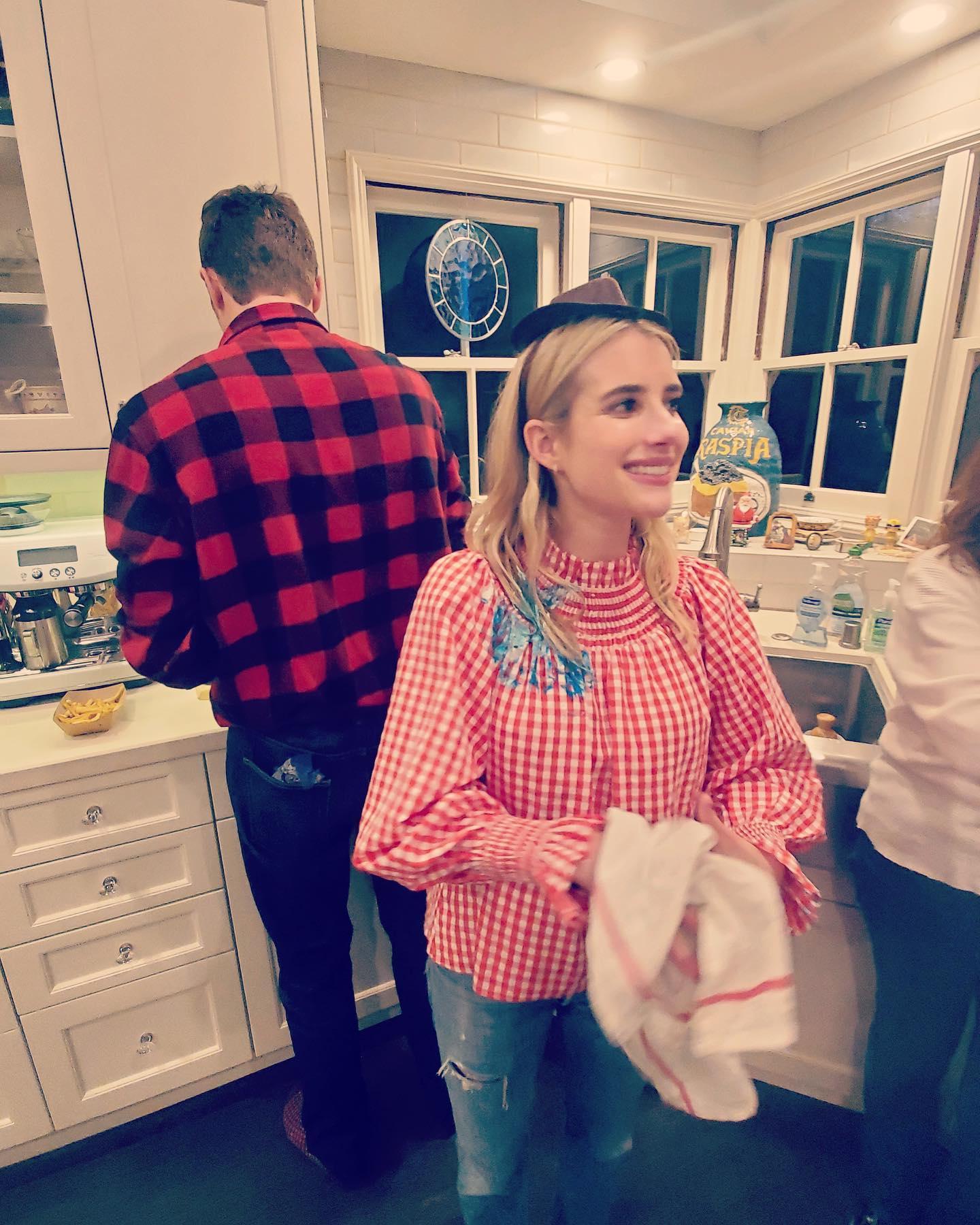 Emma Roberts birthday party