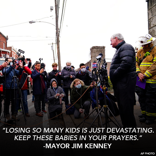 Mayor Jim Kenney on Philadelphia fire