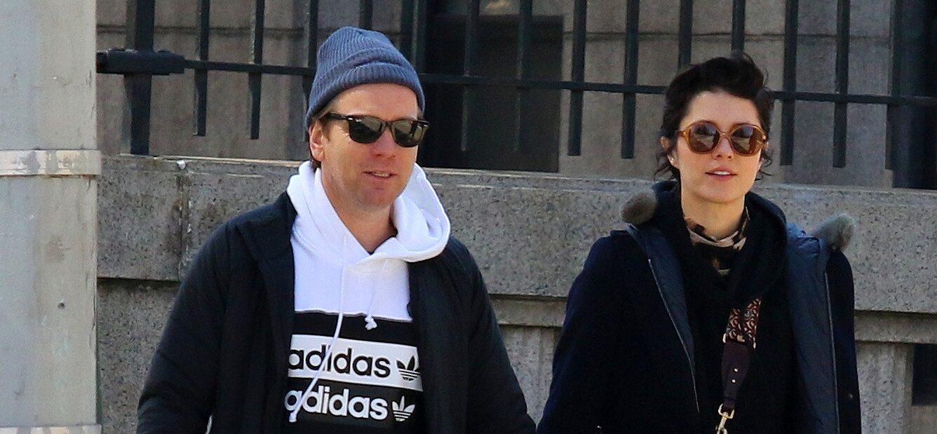 Ewan McGregor and Mary Elizabeth Winstead share some PDA moments on a romantic day out amid 