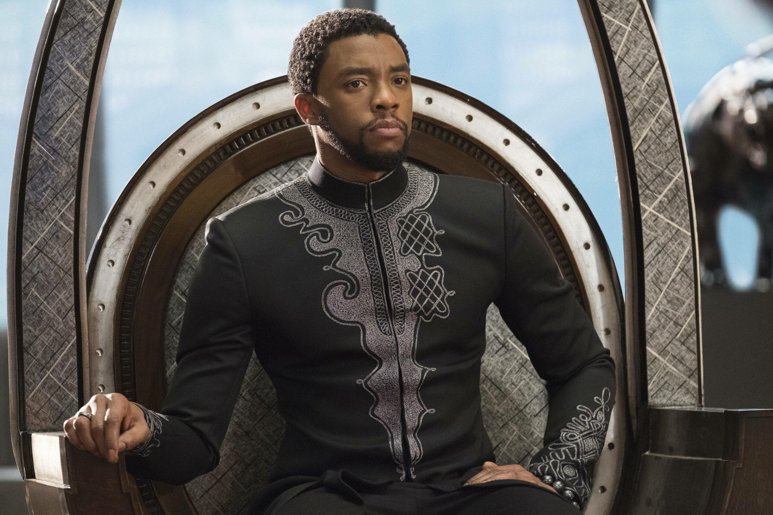 Chadwick Boseman as T'Challa in "Black Panther"