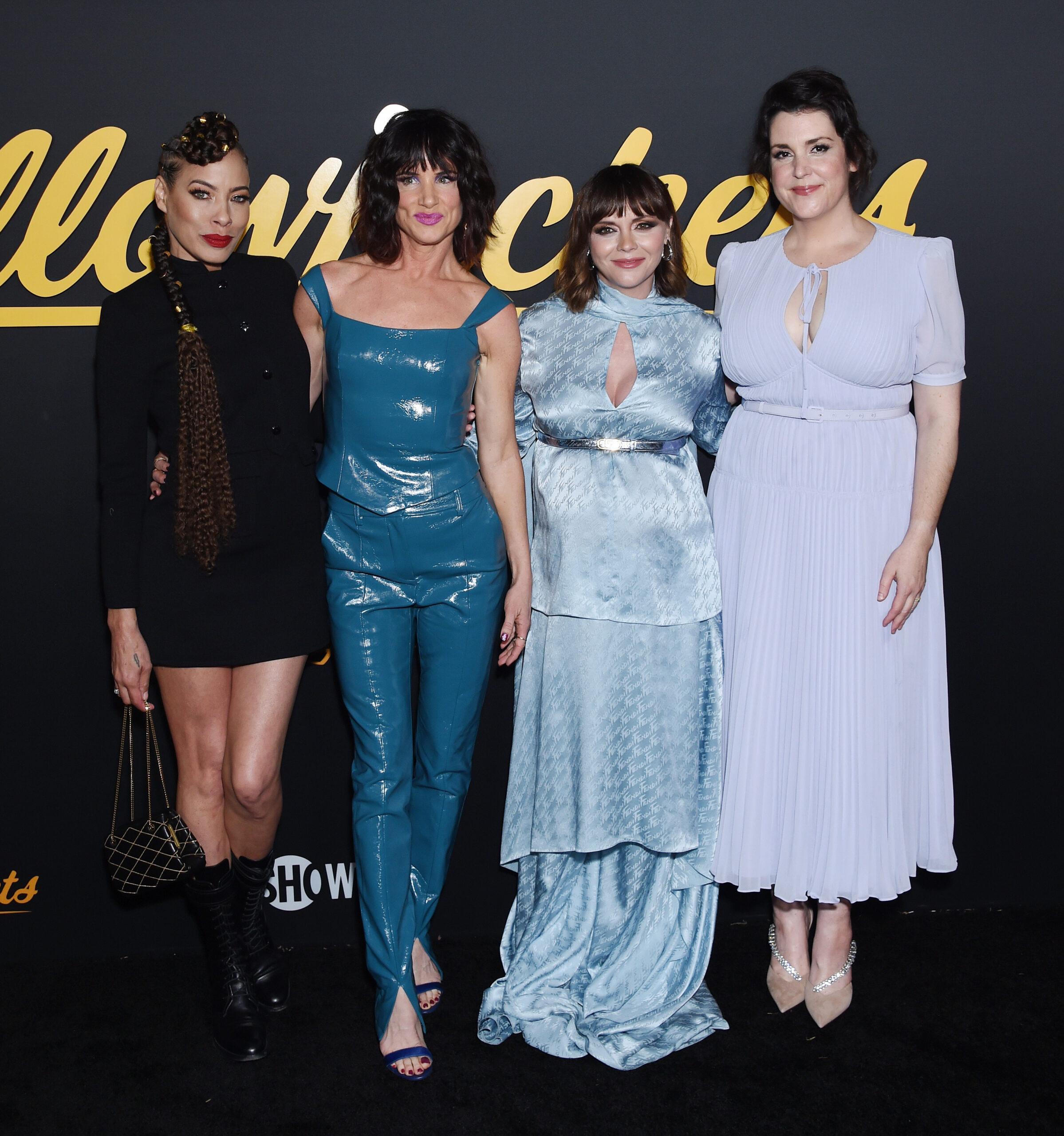Christina Ricci, Melanie Lynskey and Juliette Lewis At Showtimes Yellowjackets - Premiere
