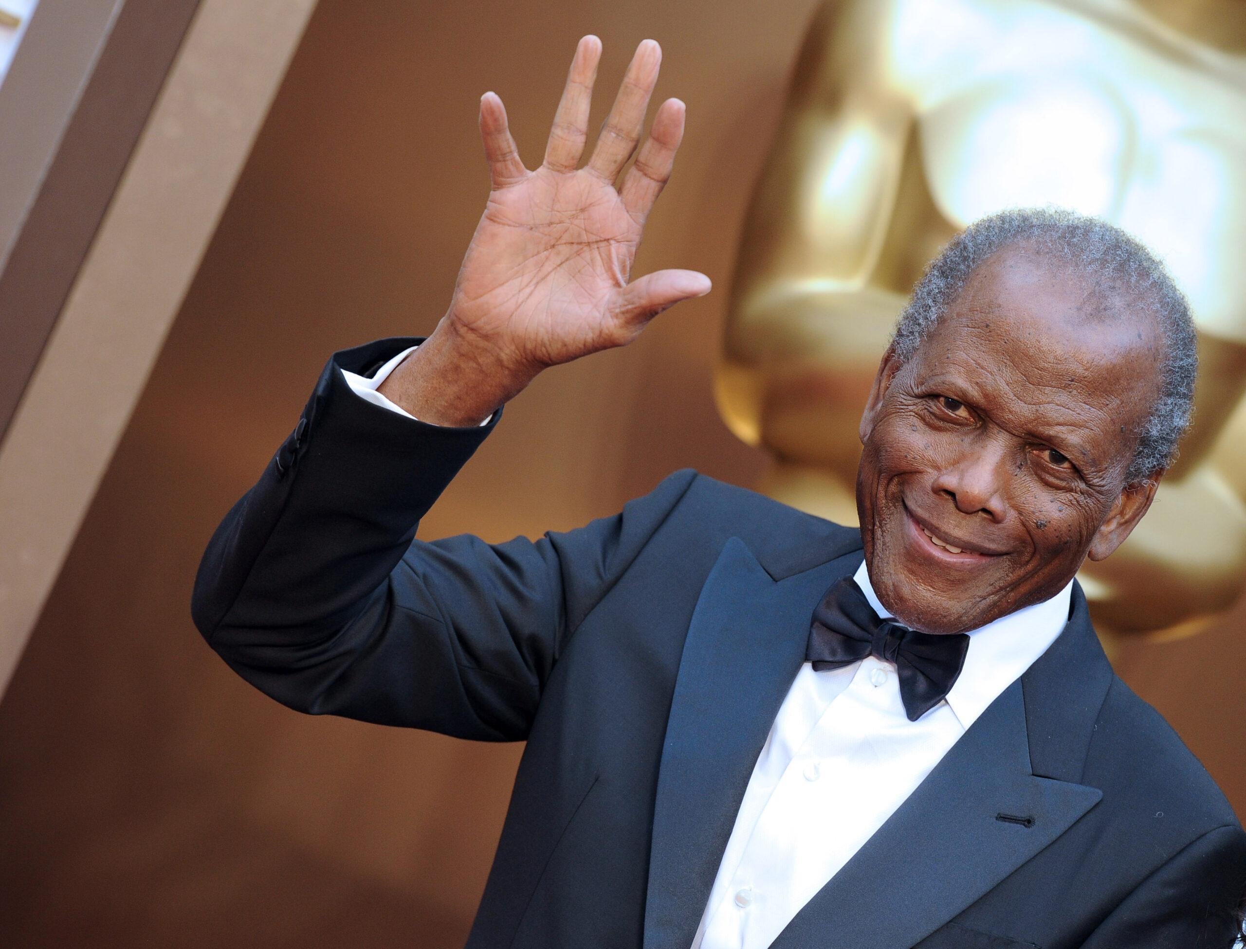 Sidney Poitier smiling