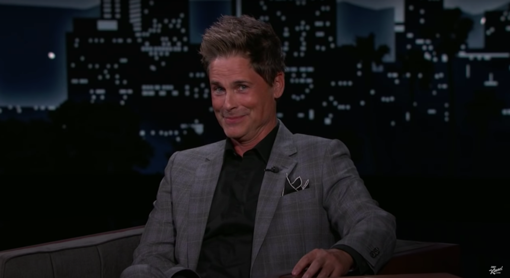 Rob Lowe closed mouth smile