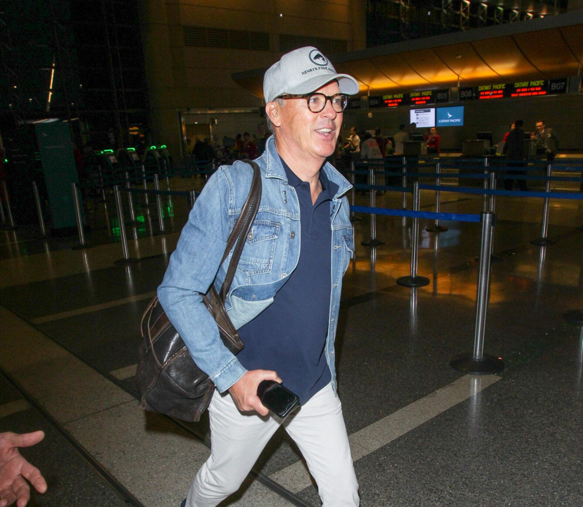 Michael Keaton at LAX