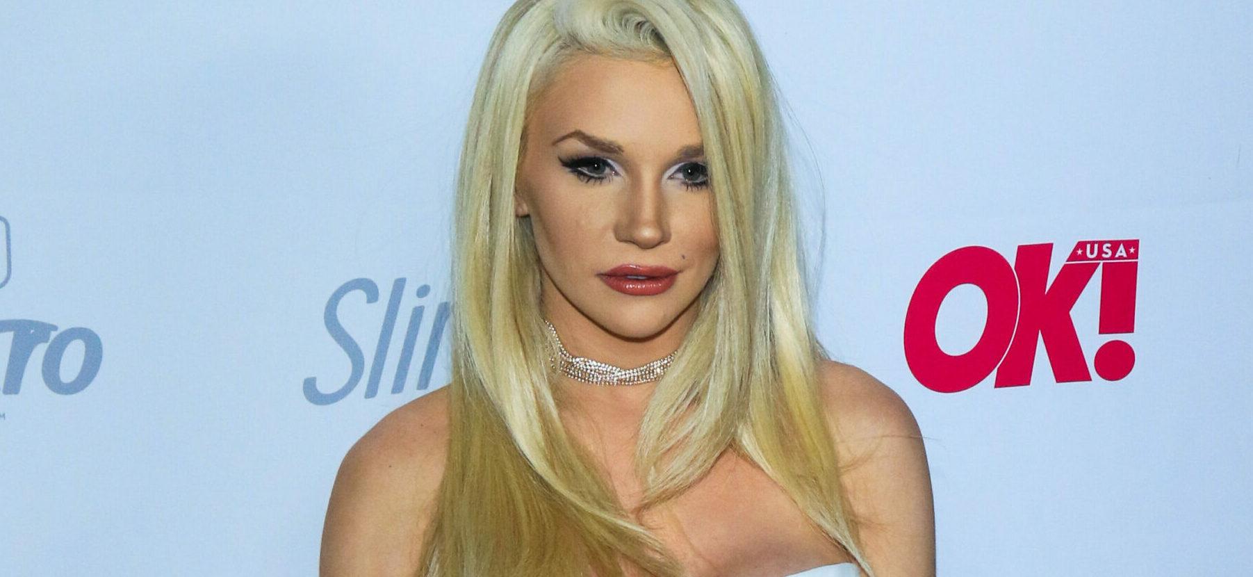 Courtney Stodden Sizzles In Nothing But Recycled Masks