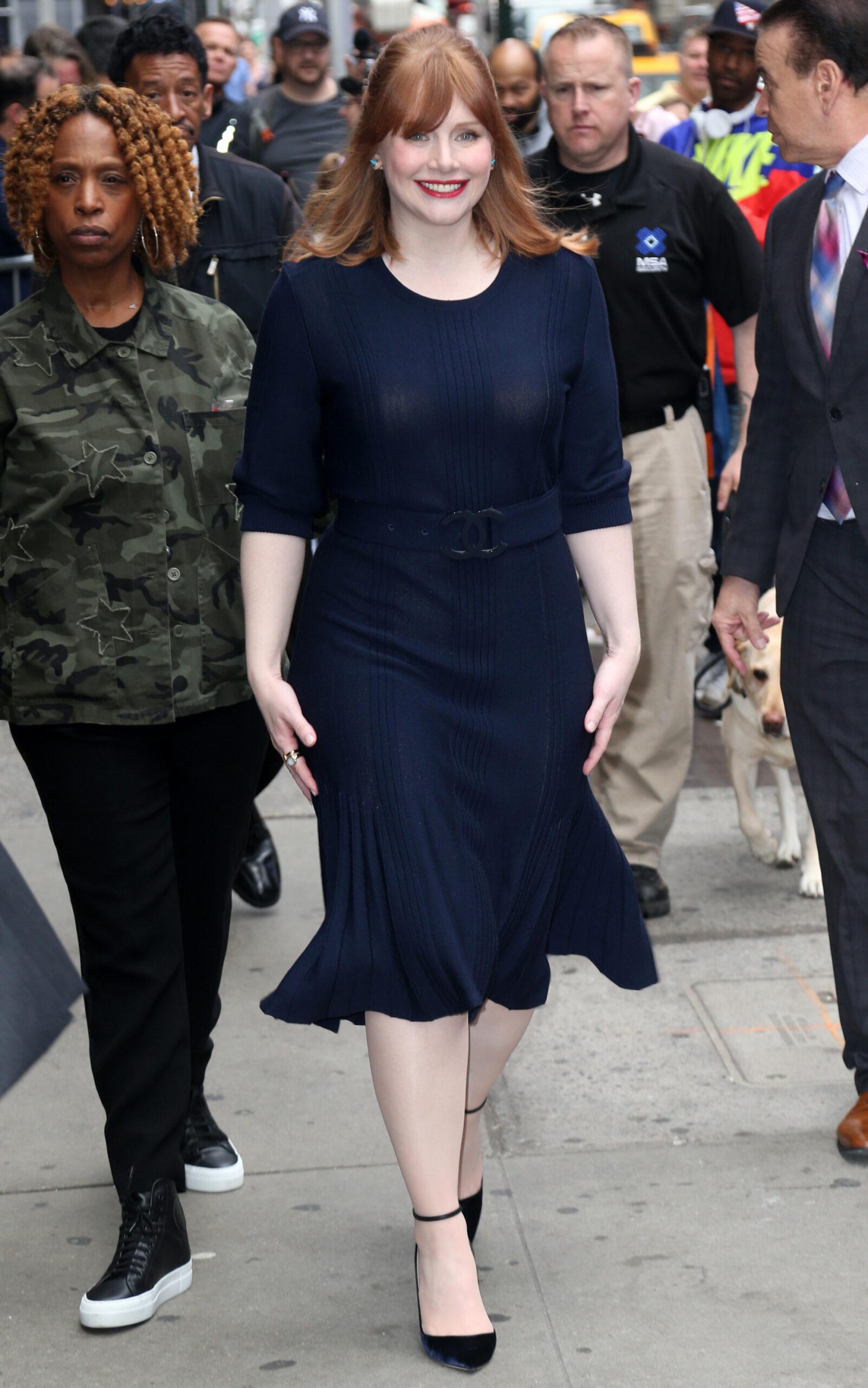 Bryce Dallas Howard at Good Morning America in New York City