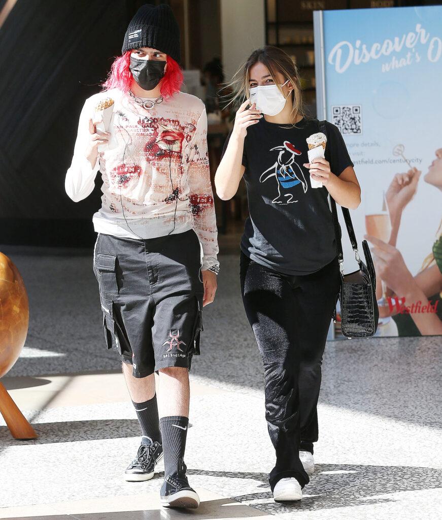 Addison Rae and Omer Fedi head out for ice cream in Century City