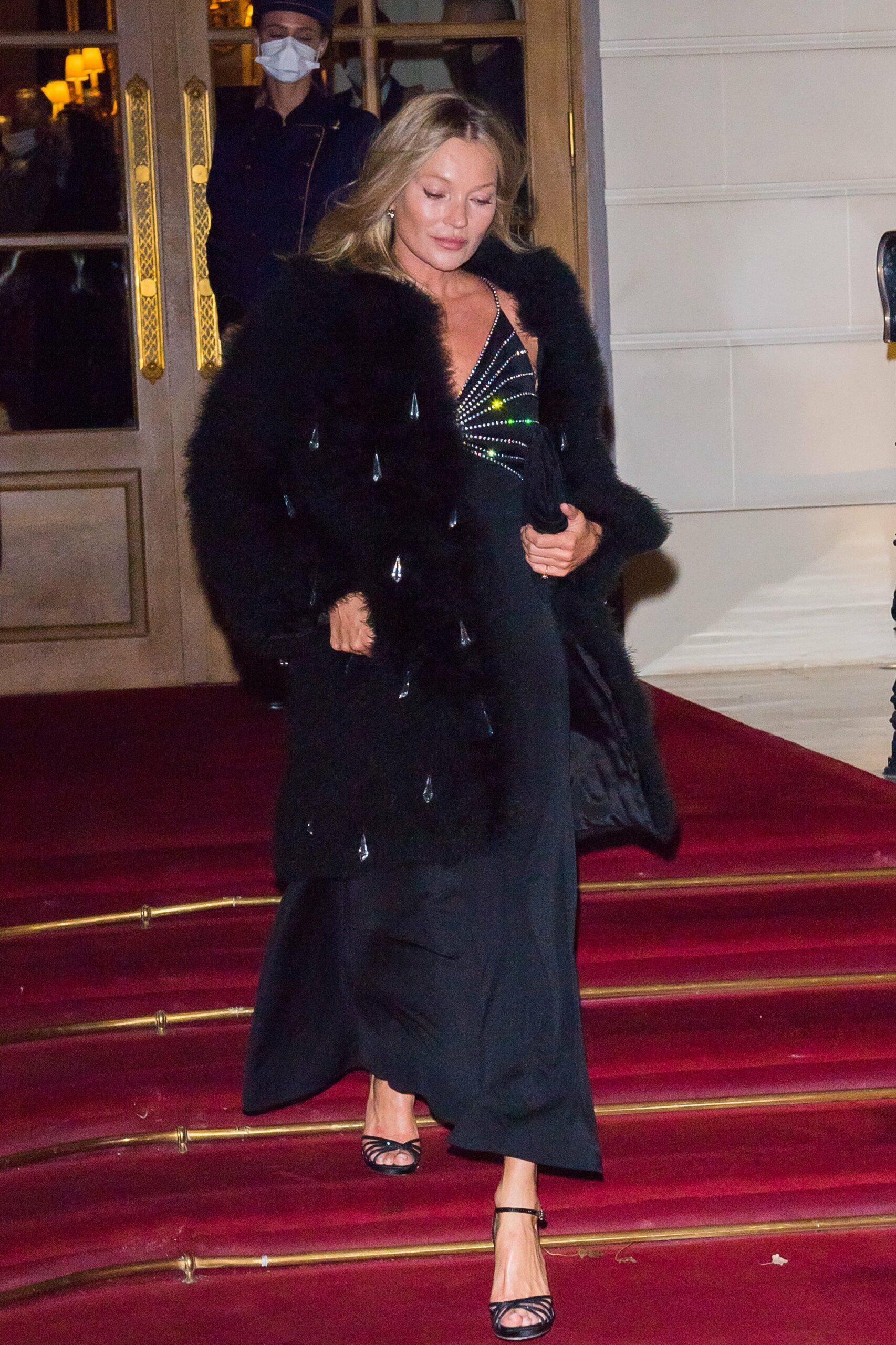 Kate Moss and Nikola von Bismark leave the Ritz hotel