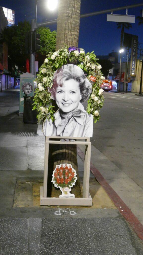 Shrine For quot Golden Girl quot Betty White On The Hollwood Walk Of Fame