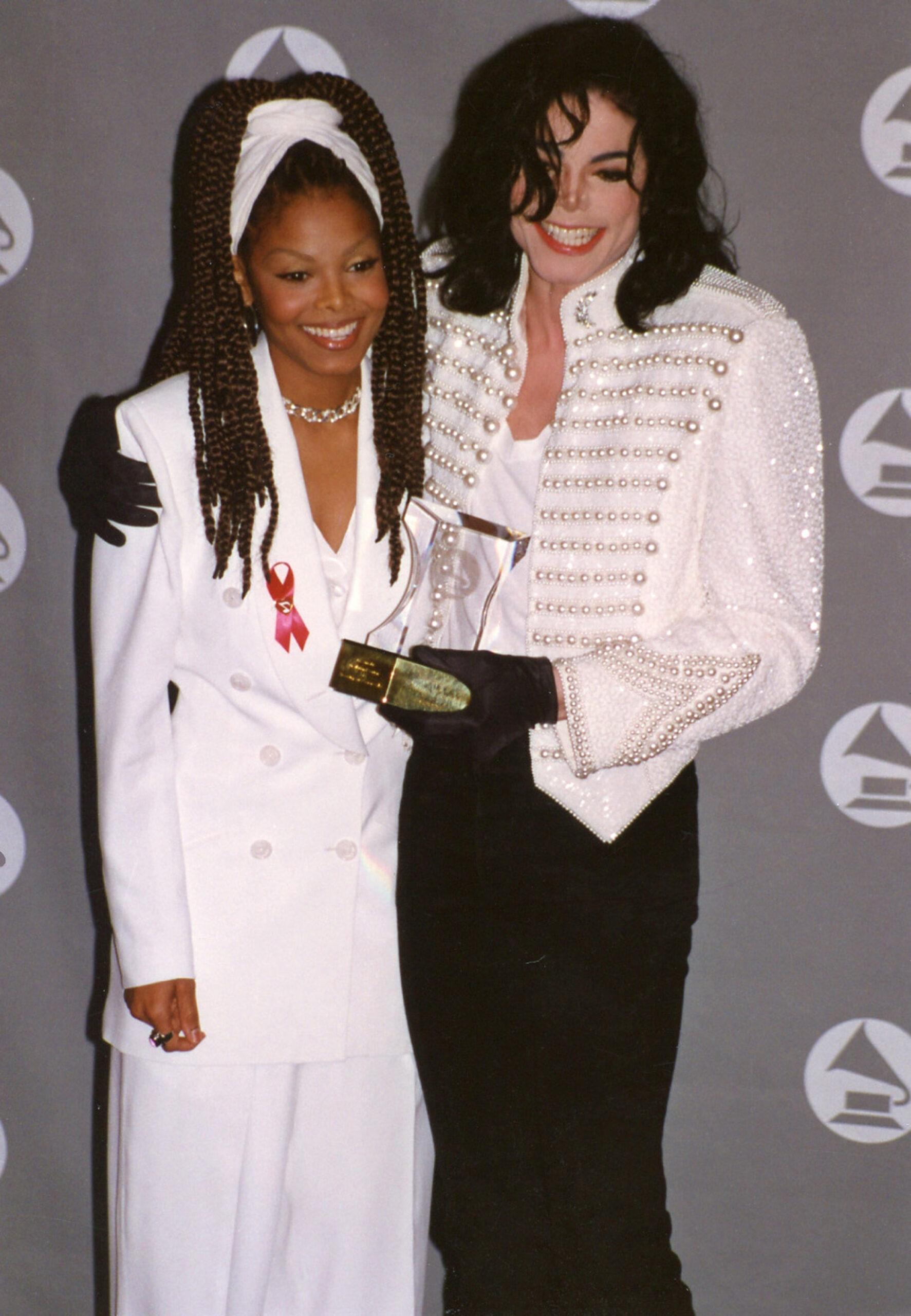 Michael Jackson and Janet Jackson at 1993 Grammys