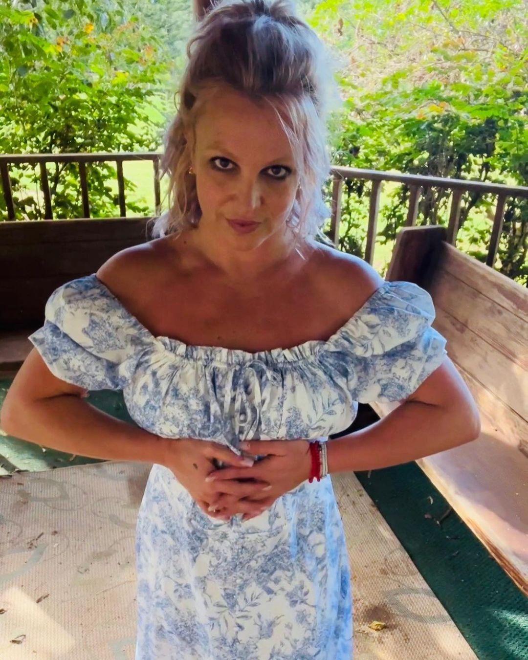 Britney Spears shows off her boobs in lace lingerie & boasts she was a  'freaking milk factory' while breastfeeding sons