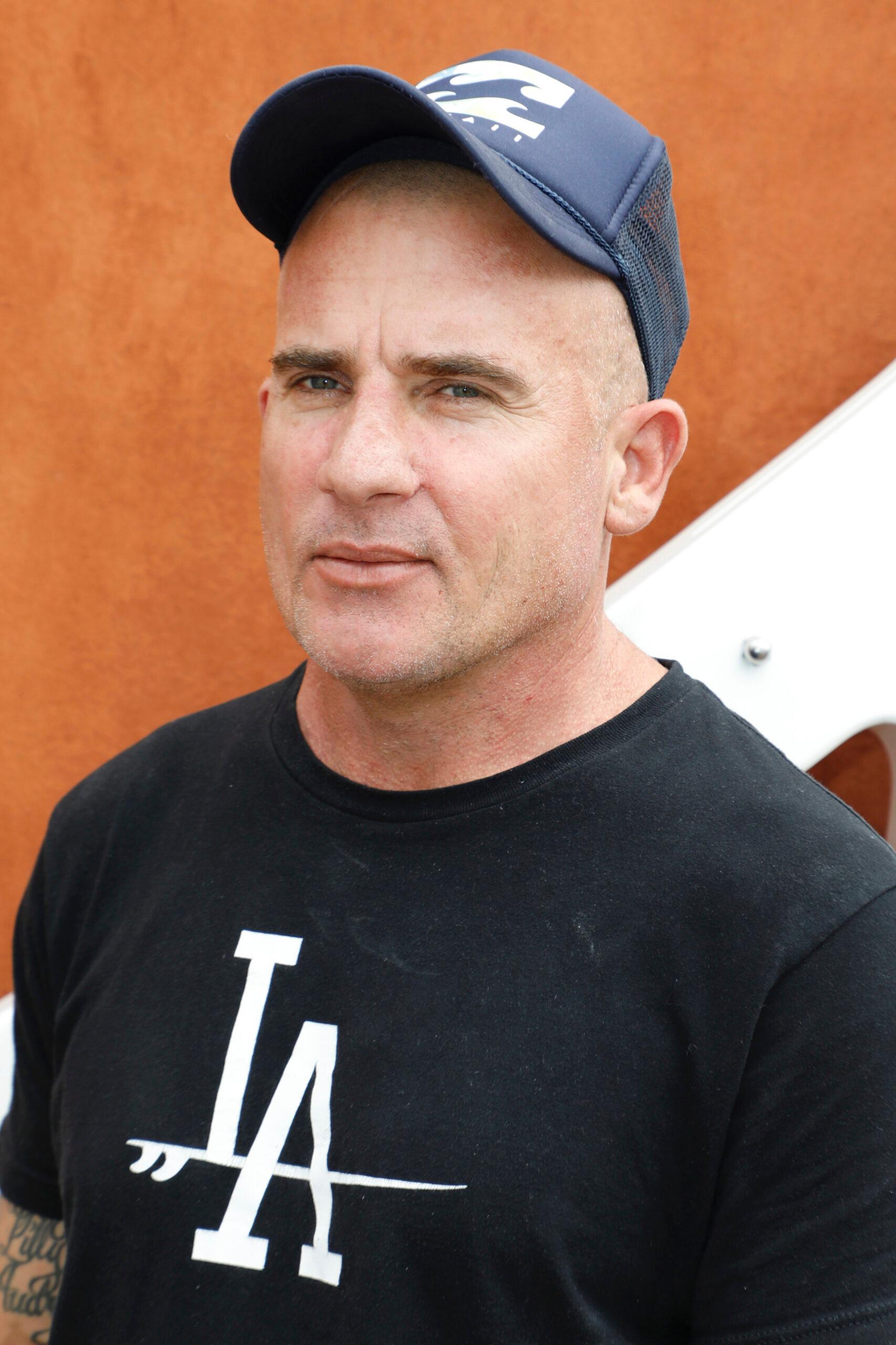 Dominic Purcell attends the french open 2017 at Roland Garros