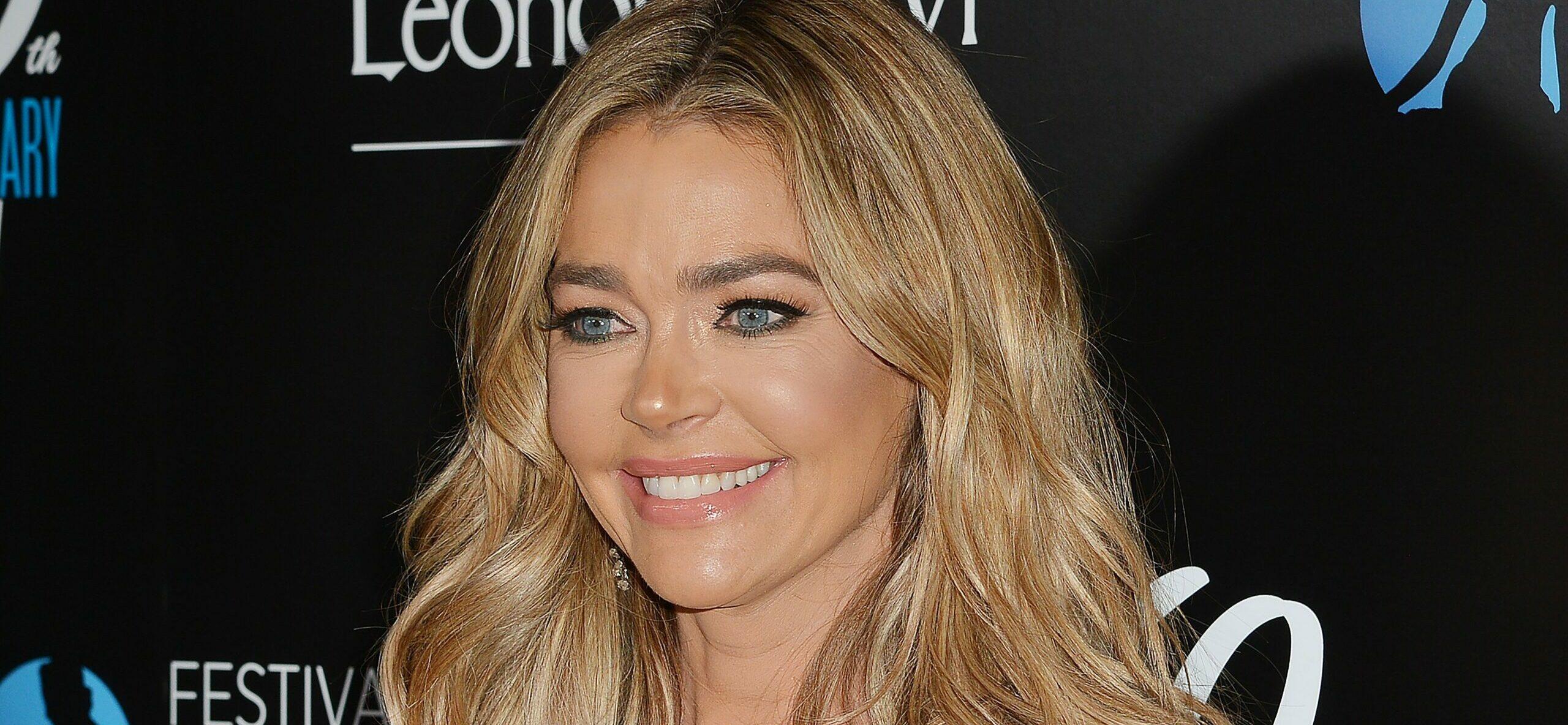 Denise Richards Wears Nothing But An American Flag For The Fourth Of July