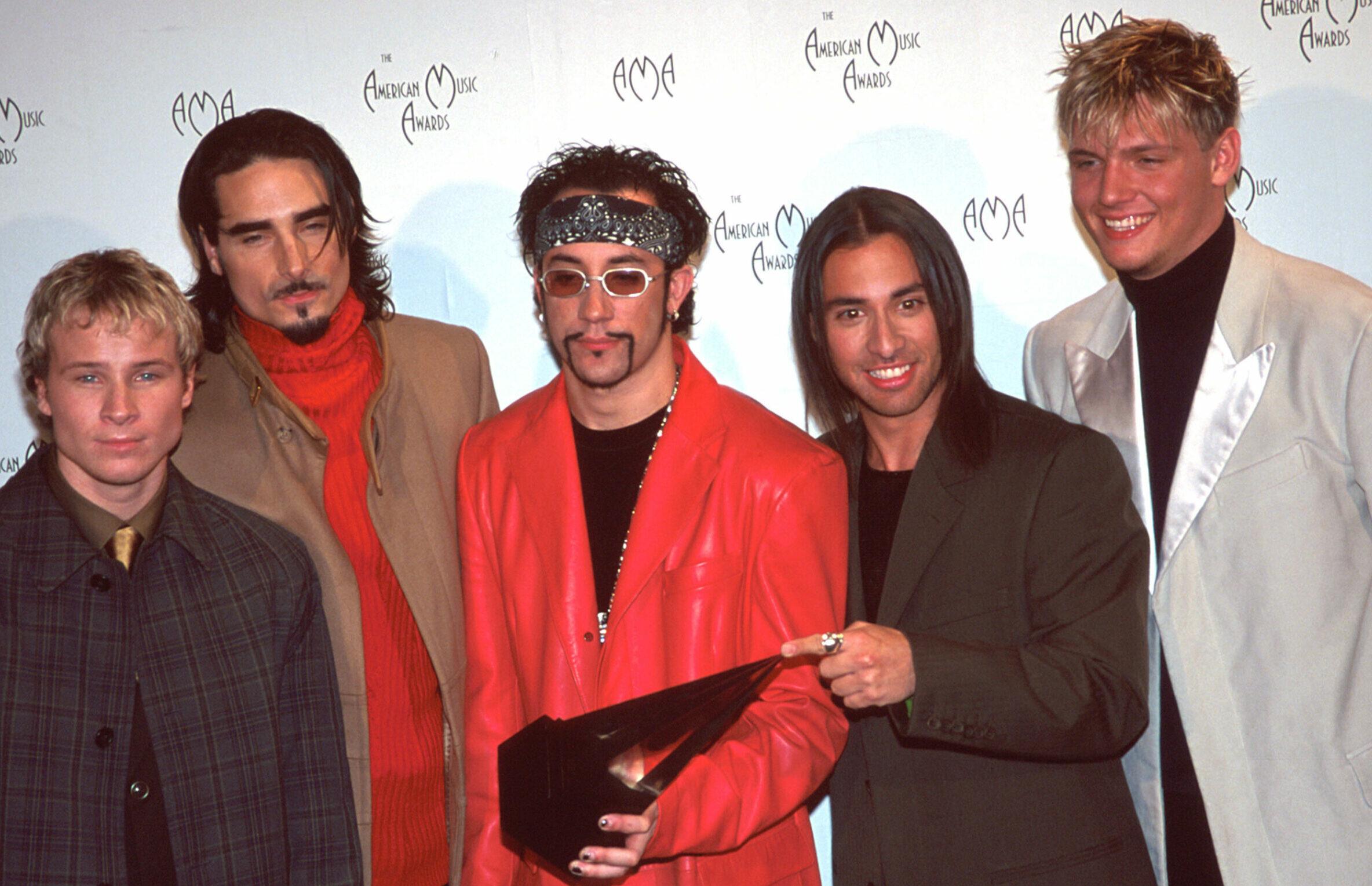 American Music Awards - Los Angeles. 08 Jan 2001 Pictured: Backstreet Boys.