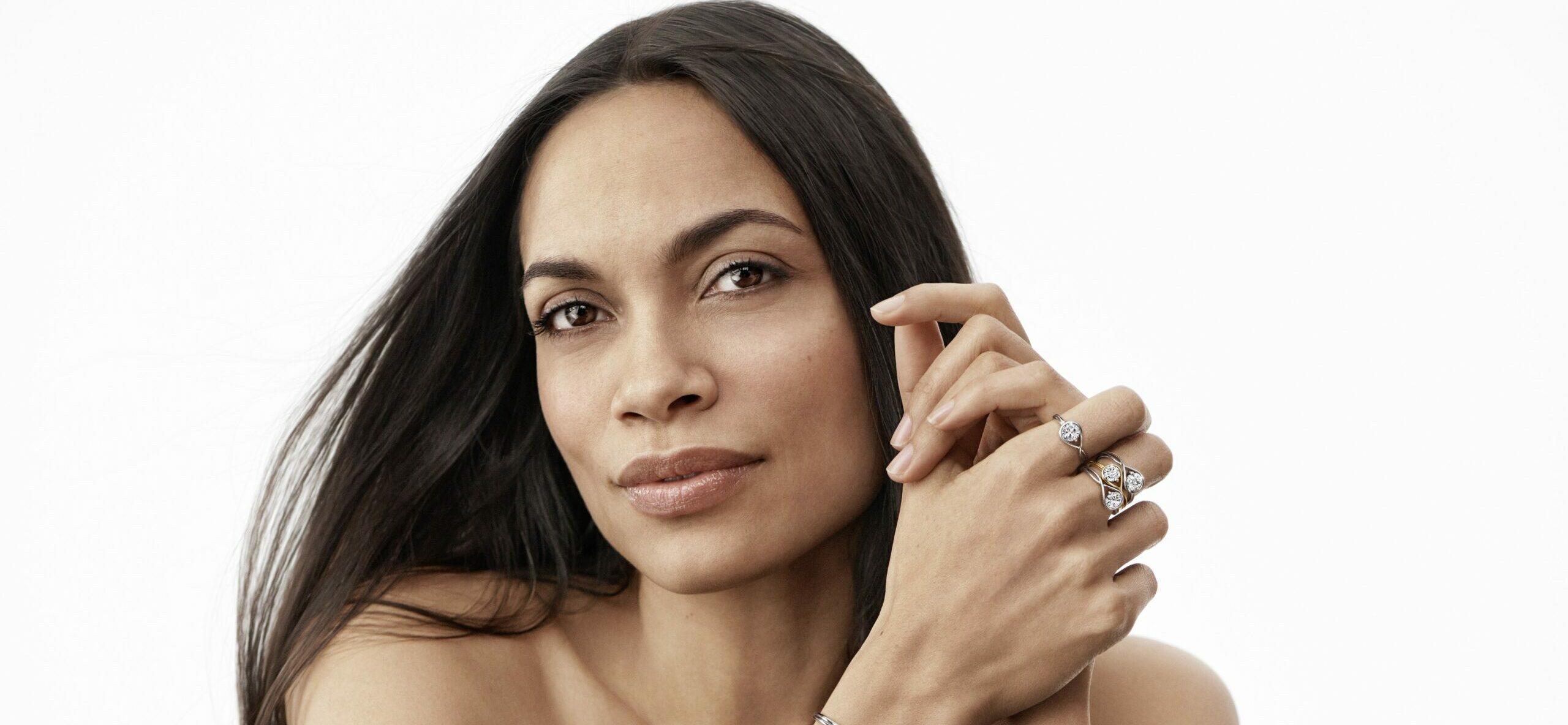 Rosario Dawson dazzles in sustainable diamond campaign