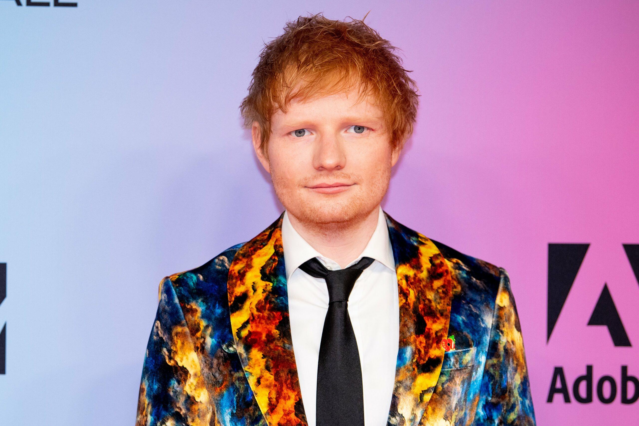 Ed Sheeran at the MTV EMa's 2021 in Budapest