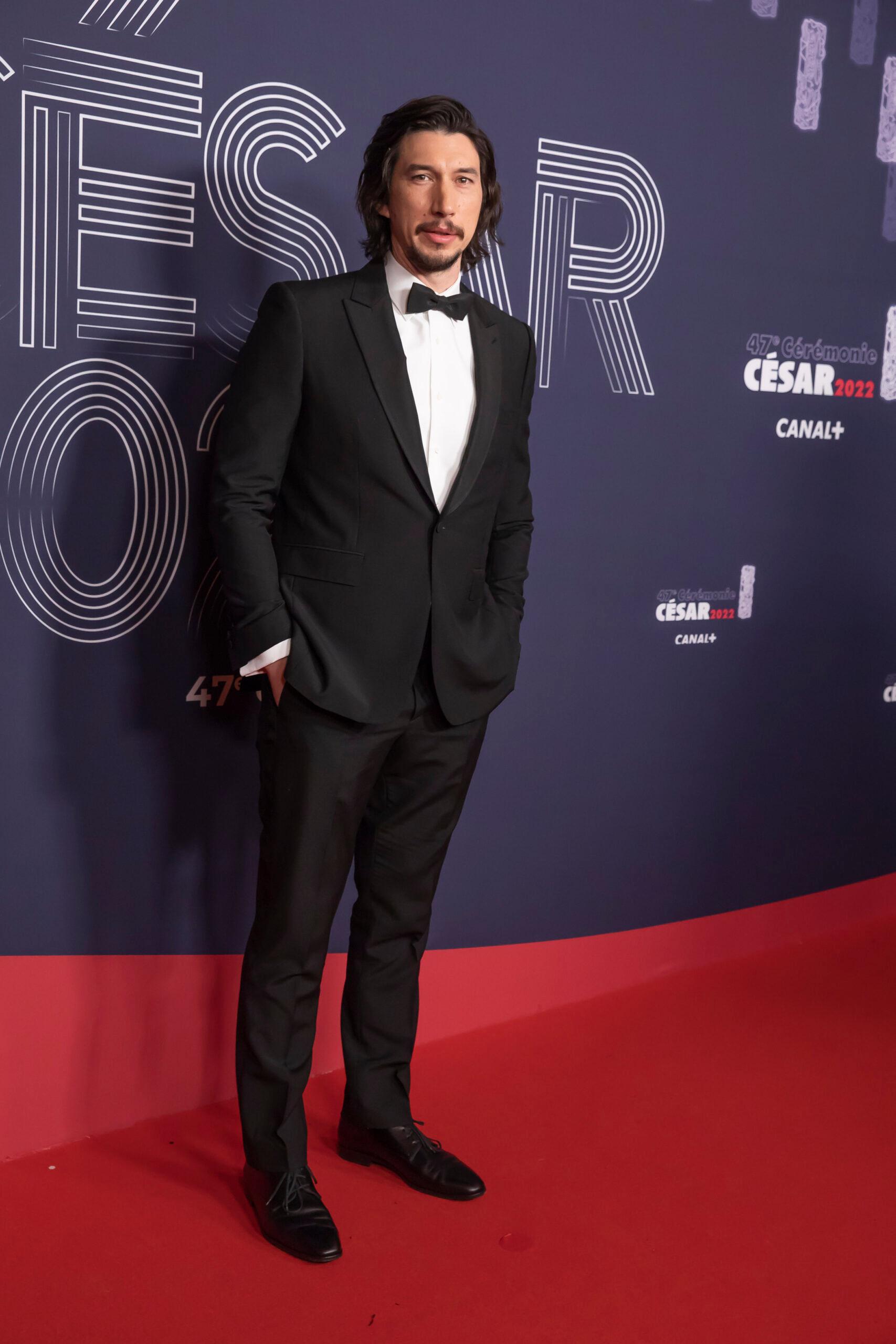 Adam Driver arrives at the 47th Cesar Film Awards Ceremony in Paris