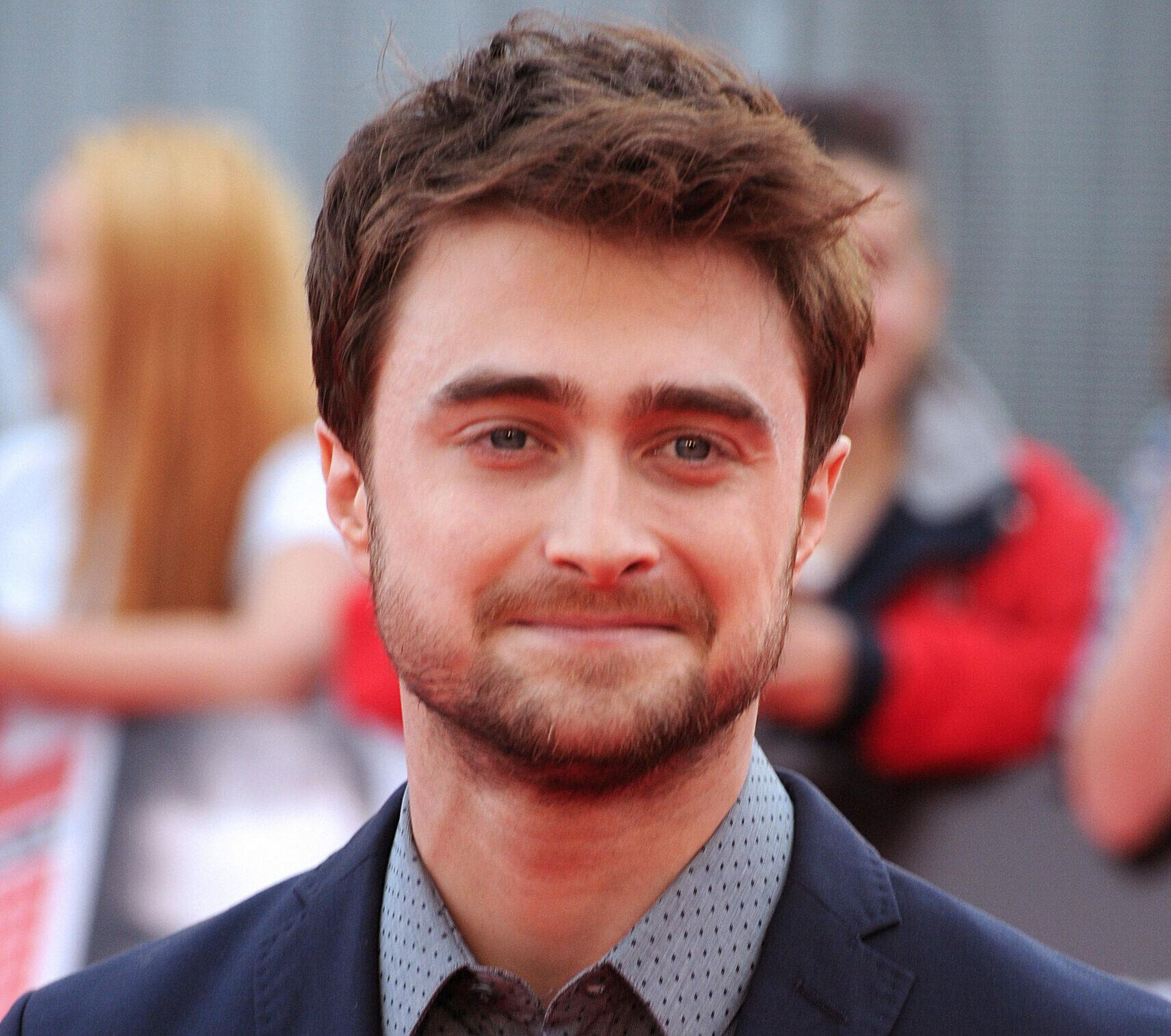 Daniel Radcliffe attends the premieres of Swiss Army Man and Imperium at the O2 Arena