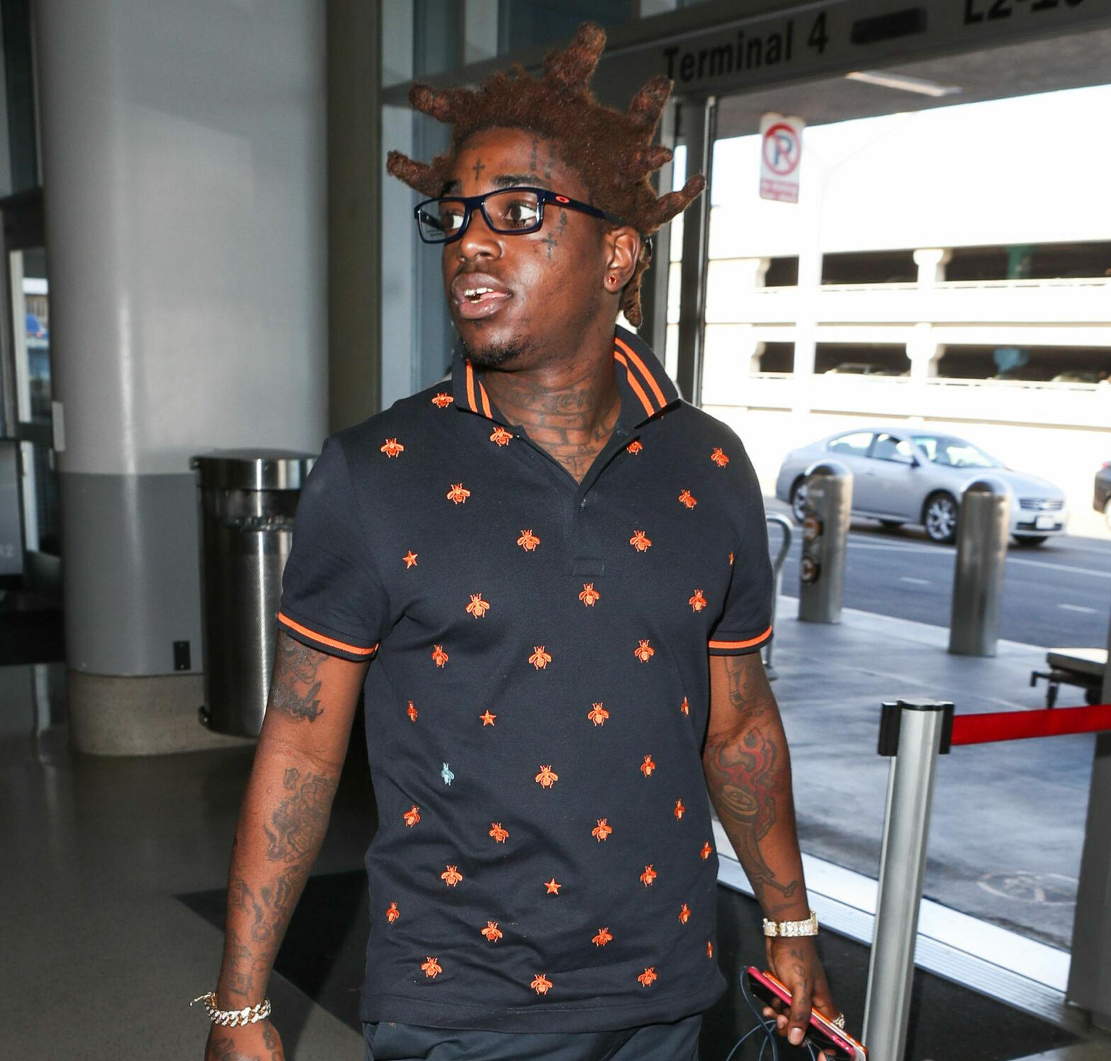 Kodak Black at LAX International Airport