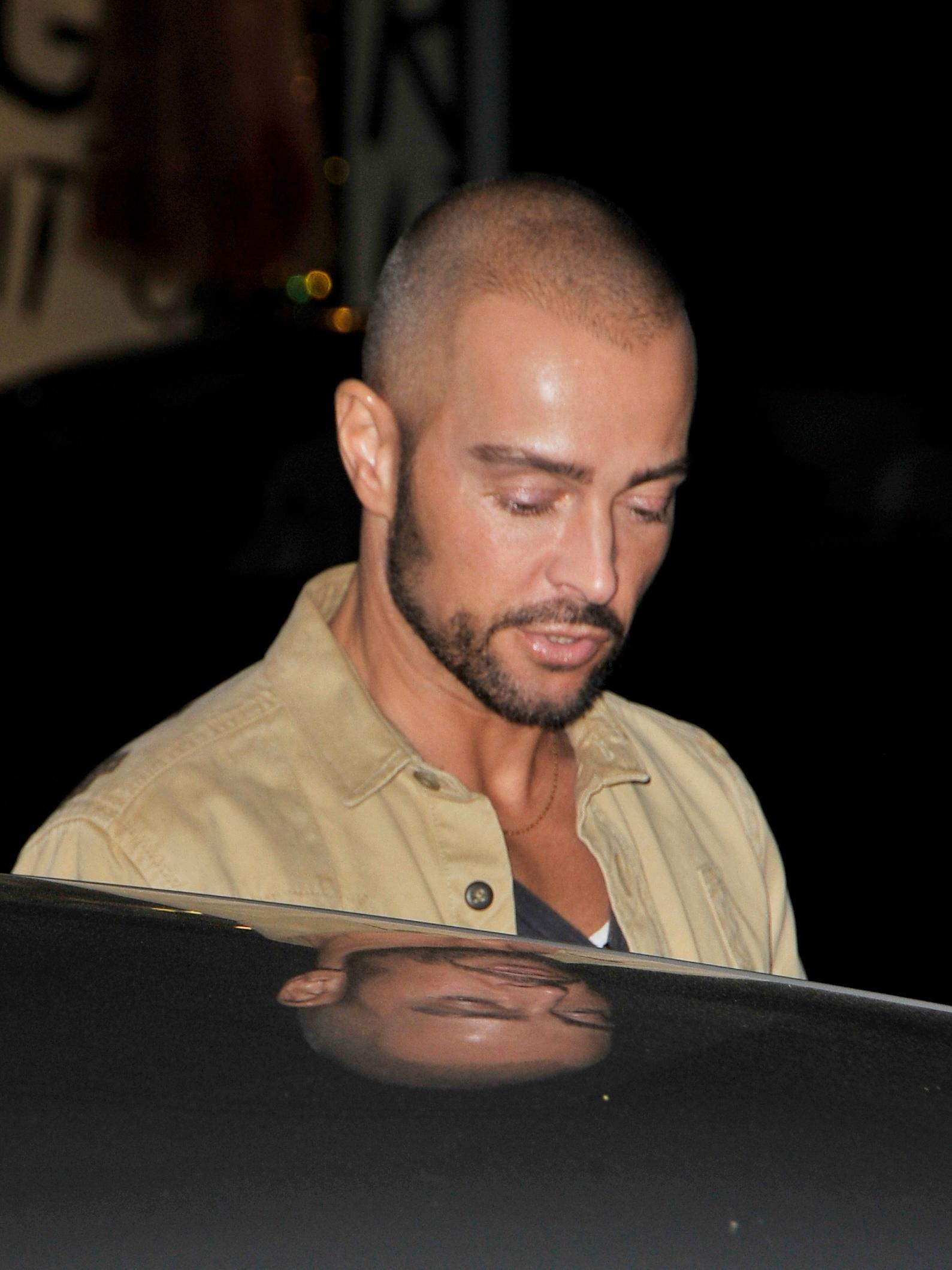 Joey Lawrence at Gracias Madre for dinner