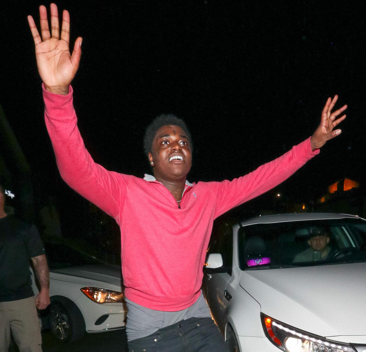 Kodak Black outside Poppy Nightclub in West Hollywood