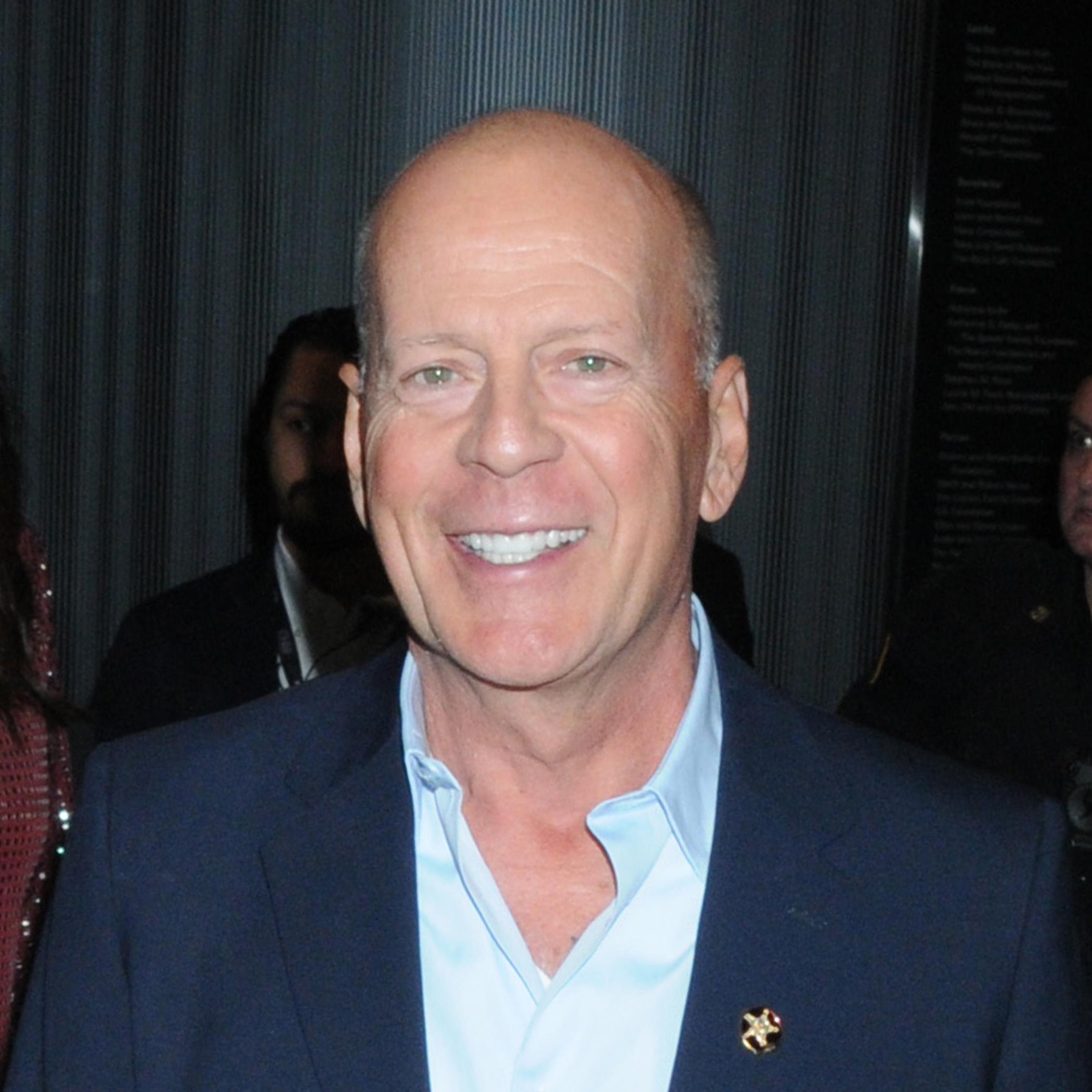 Bruce Willis and Emma Heming Willis at the NYFF Closing Night Gala