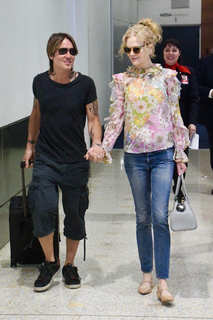 Keith Urban meets Nicole Kidman at the airport in Sydney