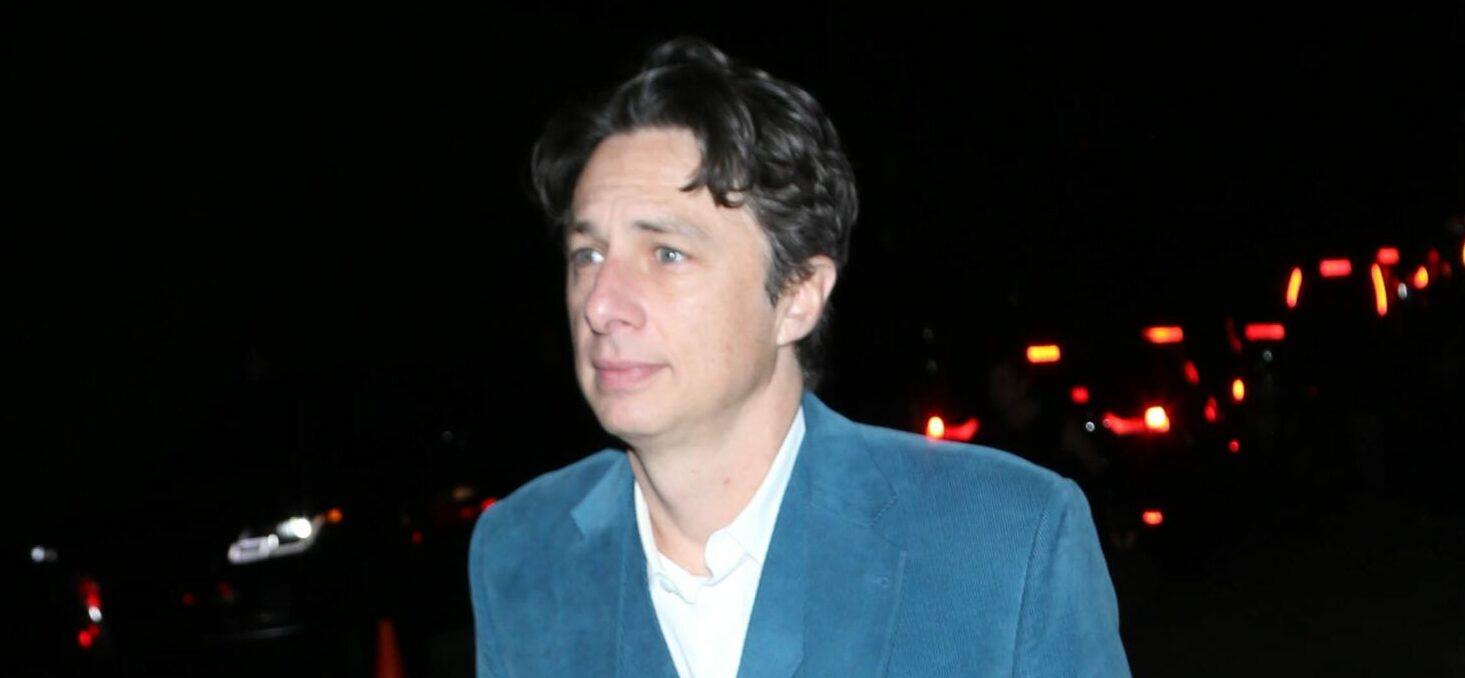 Zach Braff was seen leaving the William Morris Endeavor Pre Oscar Party in Beverly Hills CA