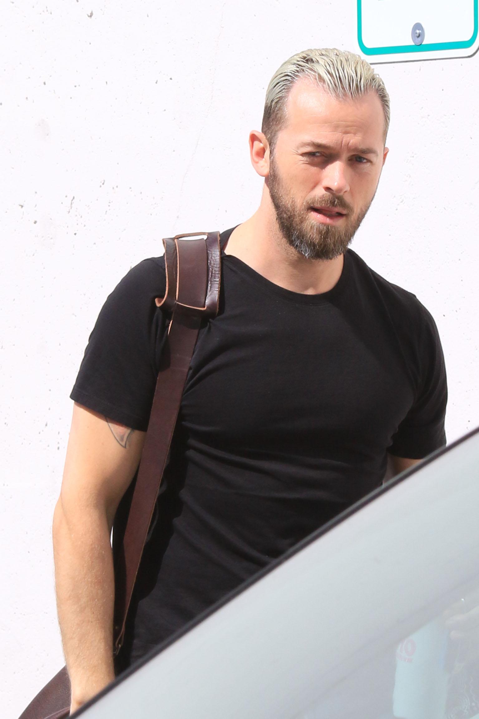 Artem Chigvintsev seen at the dance studio