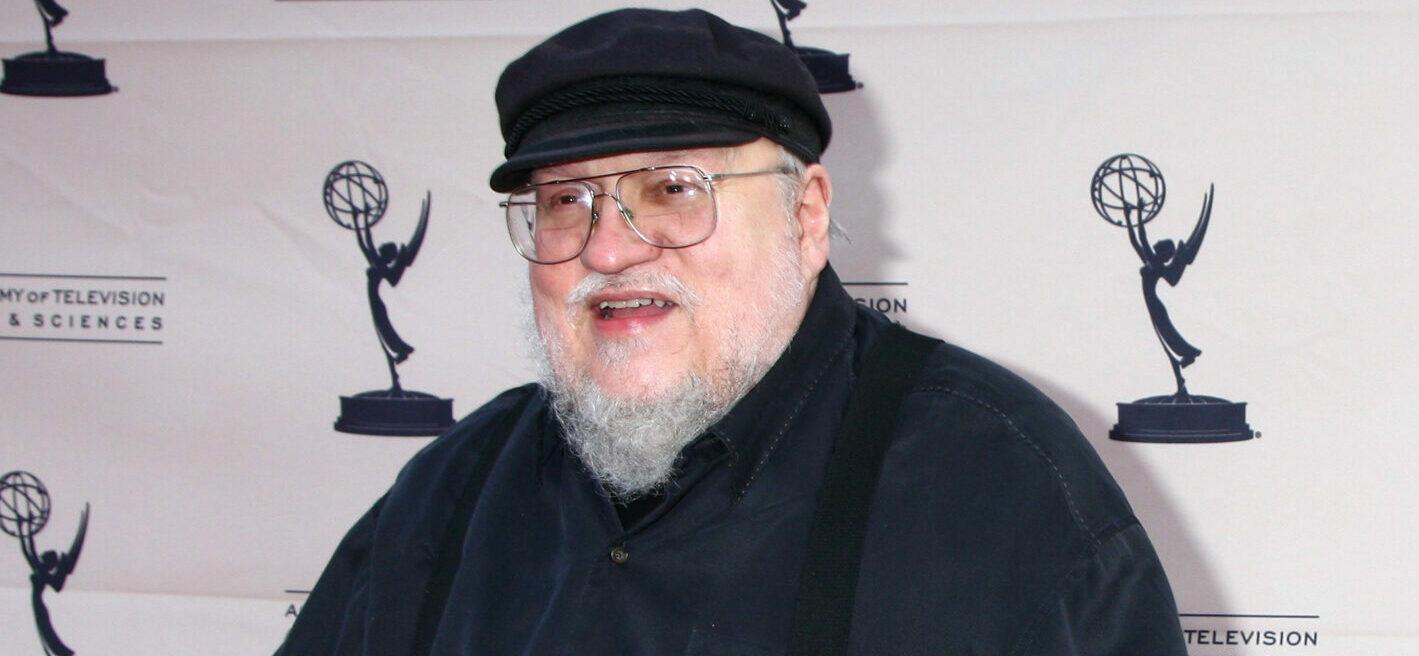 George R.R. Martin arrives at "An Evening with The Game of Thrones" hosted by the Academy of Television Arts and Sciences