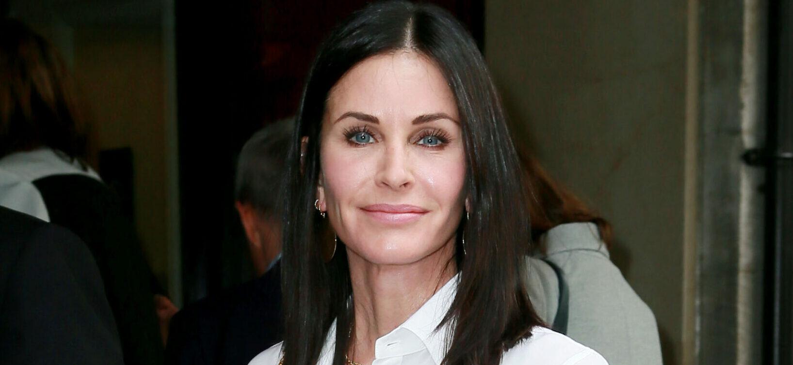 Courteney Cox at The Ivor Novello Awards, London, Britain