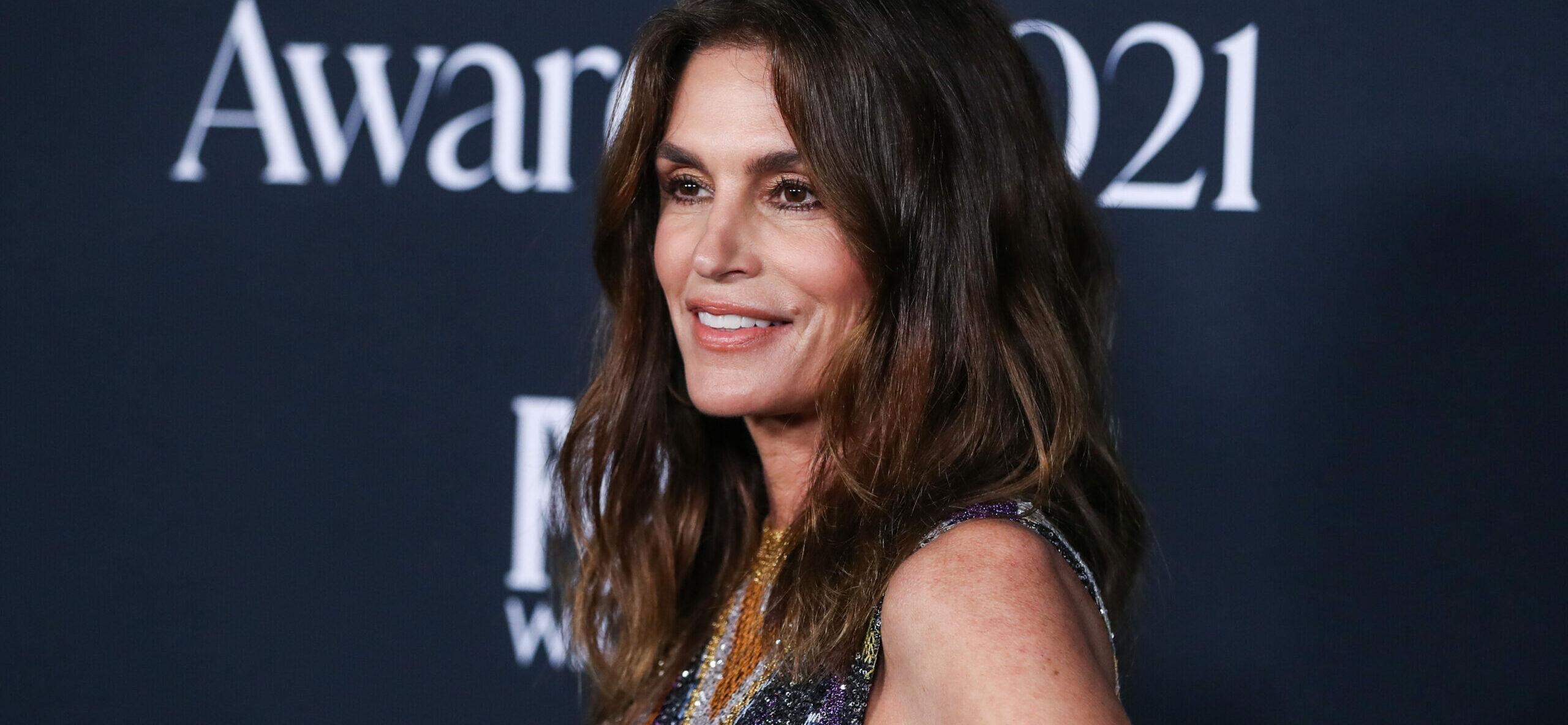 Cindy Crawford Looks Ageless Makeup-Free For Lunch Date With Her Son Presley Gerber