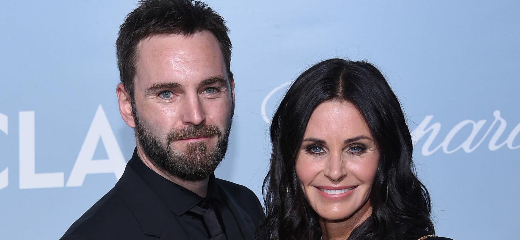 Courteney Cox and Johnny McDaid.