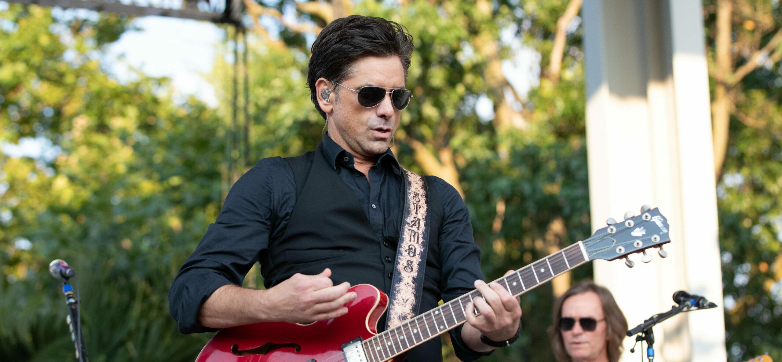 JOHN STAMOS performs with THE BEACH BOYS at the Indiana State Fair free stage on August 20, 2021 in Indianapolis, Indiana.