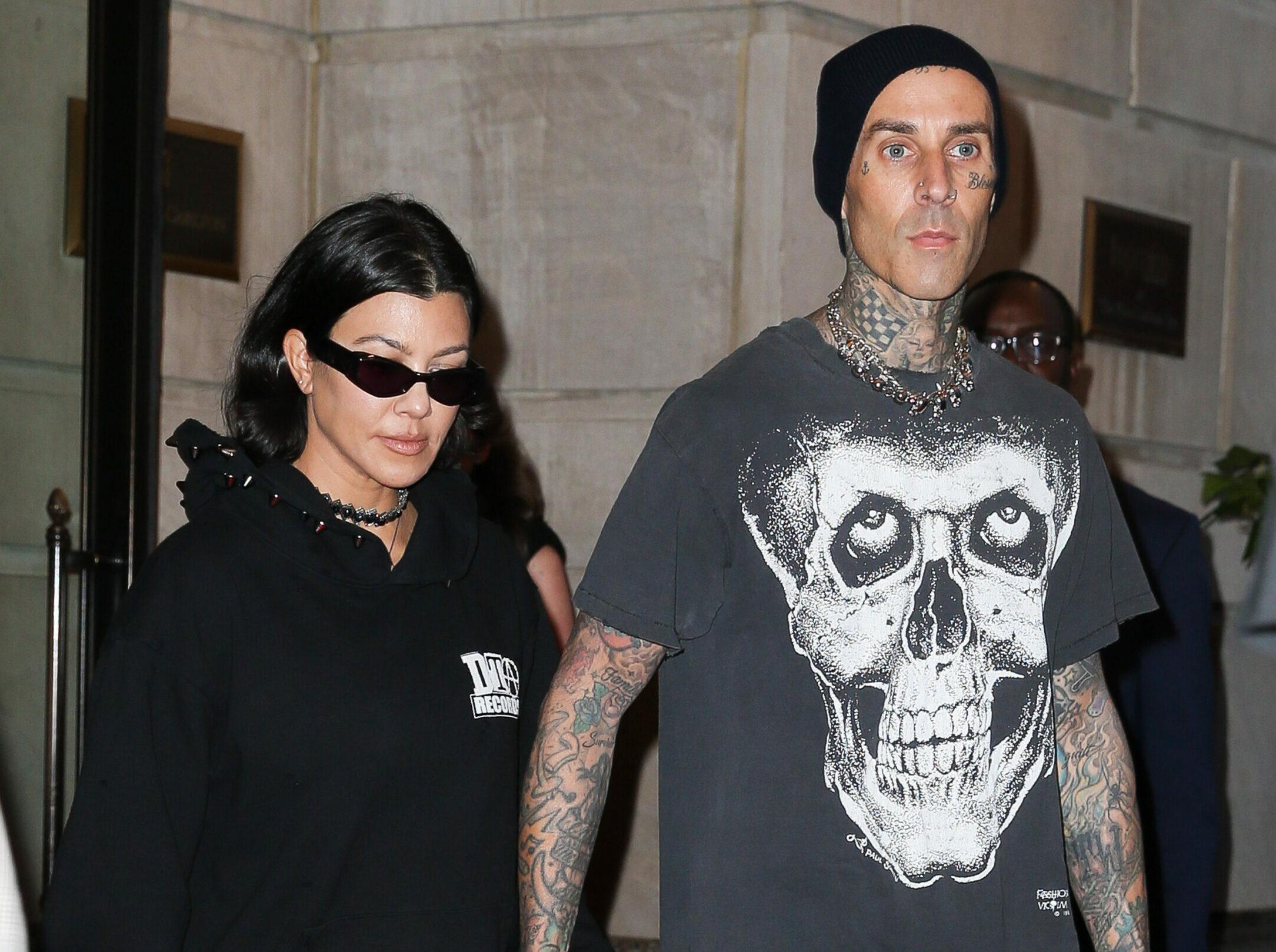 Kourtney Kardashian and Travis Barker