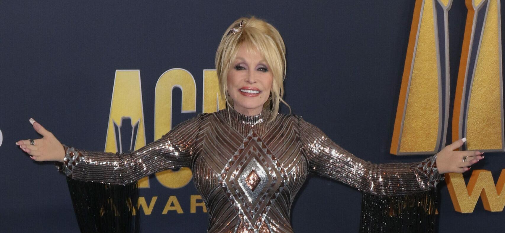Dolly Parton at the 57th ACM Awards in Las Vegas