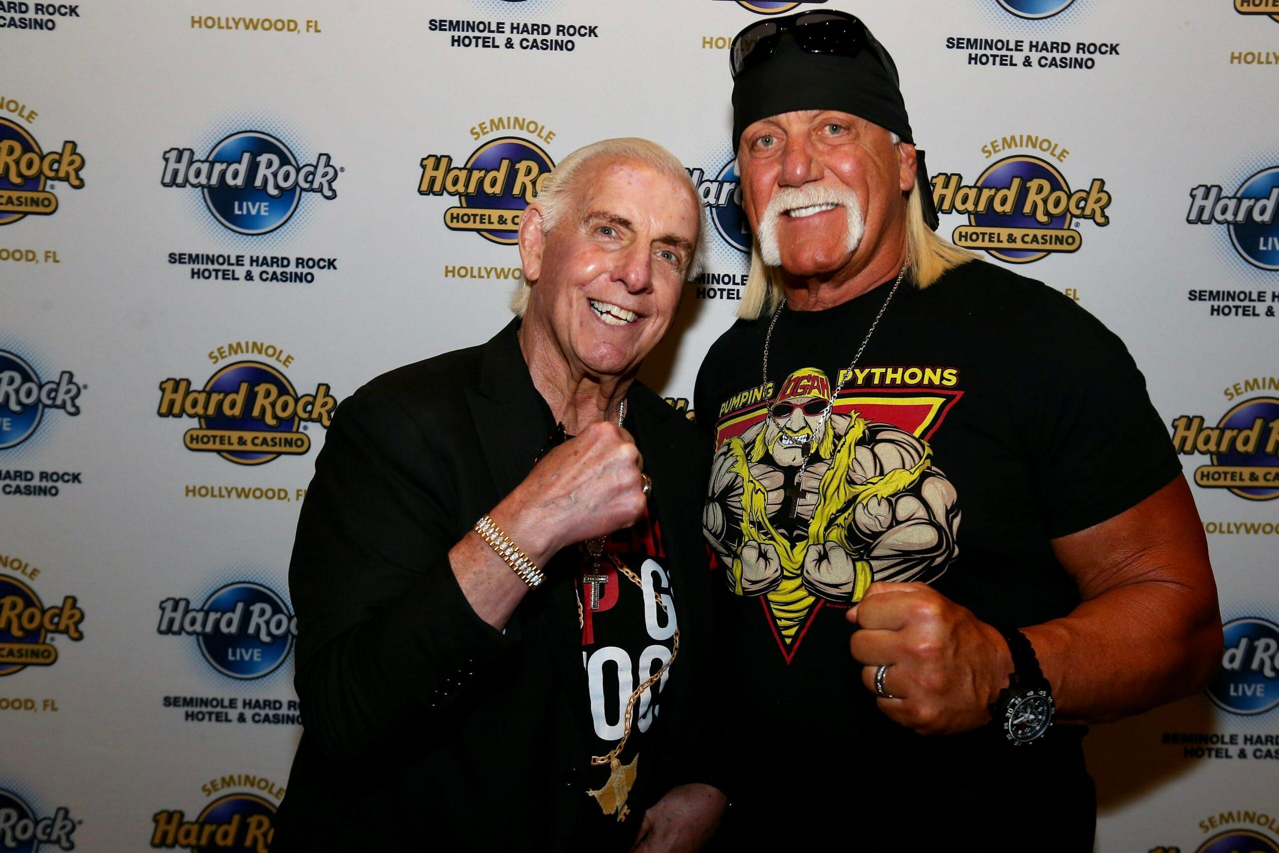 Hulk Hogan and Ric Flair Bring Legends of the Ring to Seminole Hard Rock Hotel amp Casino in Hollywood FL