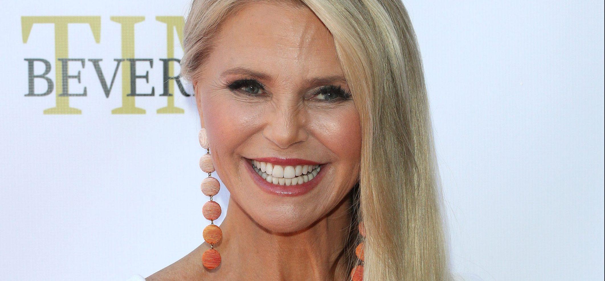 Christie Brinkley In Her Tight Black Swimsuit Says ‘This Is 70’