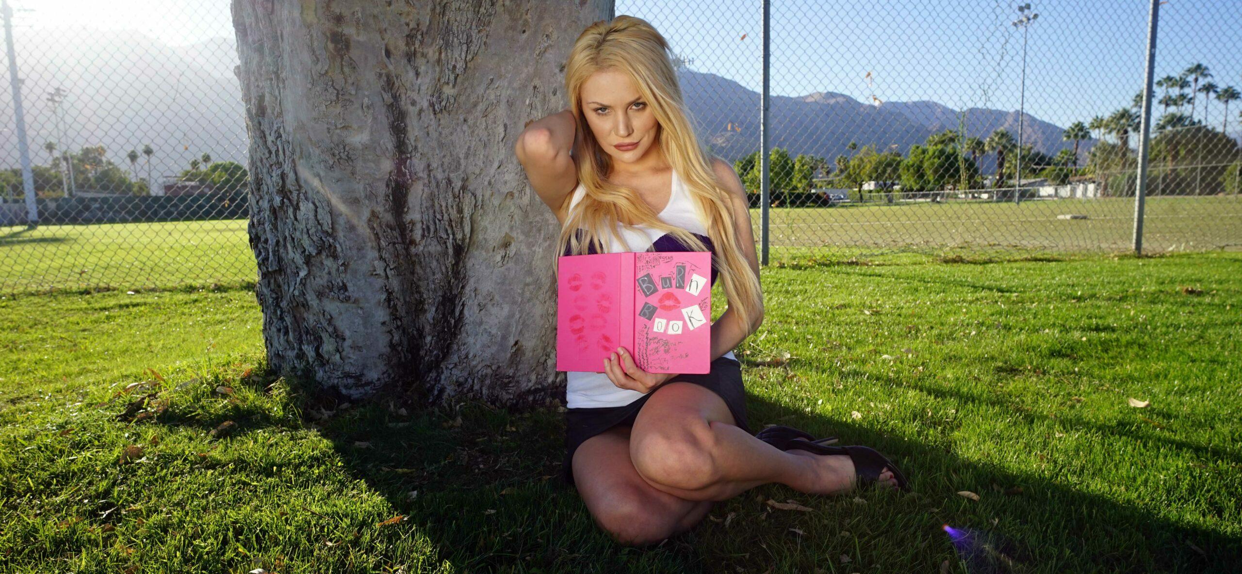 Courtney Stodden dresses up as Mean Girls character Regina George Regina was played by Rachel McAdams in the 2004 hit movie