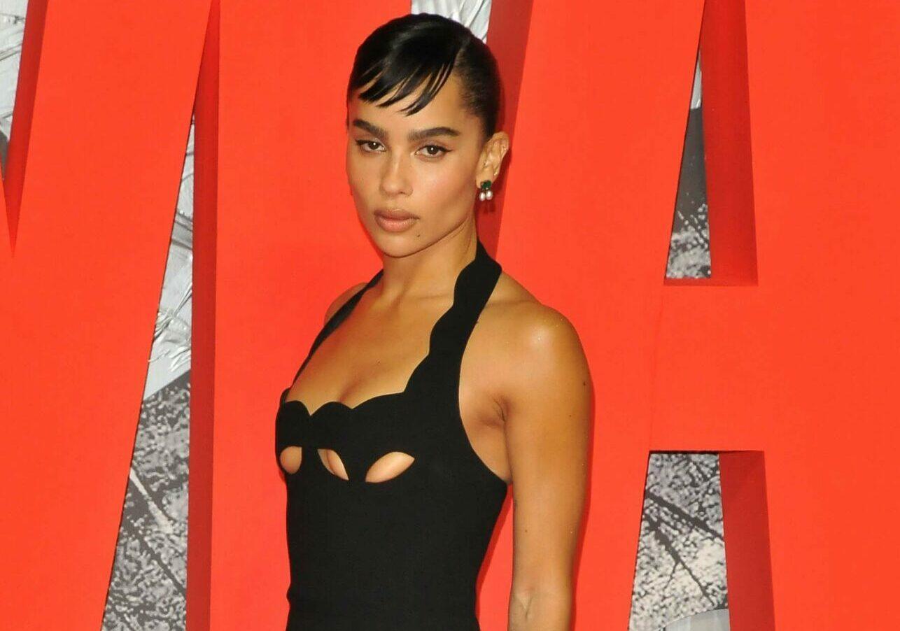 The Batman UK film premiere, Zoe Kravitz